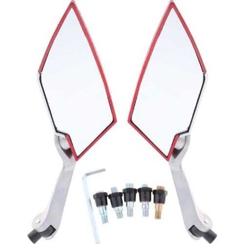 1 Pair Universal Motorcycle ATV Rear View Mirror Scooter for Yamaha LY149QMG