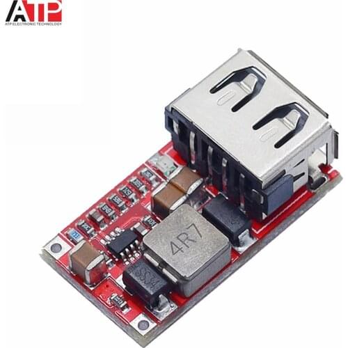 1PCS Great IT Fine 6-24V 12V/24V to 5V 3A CAR USB Charger Module DC Buck step down Converter 12v 5v power supply module