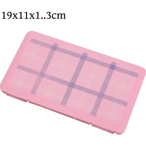 1 Piece Face Cover Box Portable Plastic Storage Box For Mouth Cover Organizer Dust-Proof Container Case Supplies 19*11*1.3cm