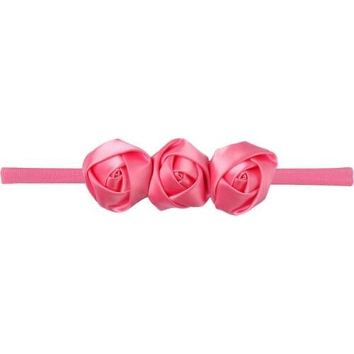 1 Piece Girls Flower Headbands Kids Hairband with Rose Flower for Children Hair Accessories Headwear