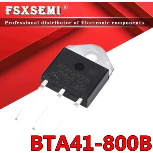 10pcs BTA41 BTA41-800B TO-3P TRIACS