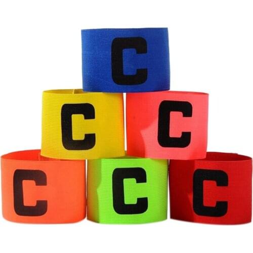 6 Color Football Captain Armband Leader Competition Soccer Gift Group Armband Football Training