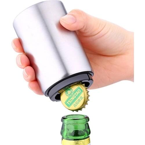 Stainless steel press automatic beer opener opener opener opener beer opener