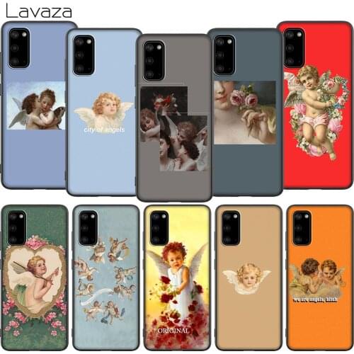 WEBBEDEPP Renaissance angels art Soft Case for Samsung Galaxy Note 20 Ultra A01 EU A11 A21 A21S A41 M11 M30S M21 M31 M31S Cover