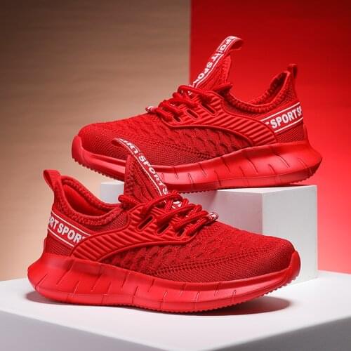 Childrens Casual Shoes Breathable Comfortable Kids Footwear Fashion Lightweight Boys Girls Tennis Shoes Training Sneakers