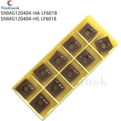 CNC lathe turning tool SNMG120408-​​MA MA SNMG120408-​​MS SNMG120404-HA LF6018 high quality carbide inserts， for stainless steel