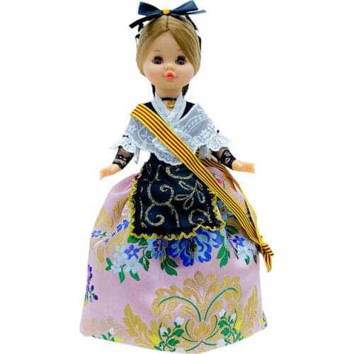 Sintra doll collection 40 cm Catalan regional dress Catalonia. Made in Spain by Folk craftsmanship. Similar Nancy