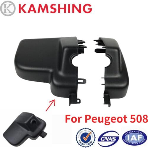 CAPQX For Peugeot 508 Auto Convex Curve Rear View Inner Mirror Cover Interior Rearview Mirror hood Interior mirror protect Shell