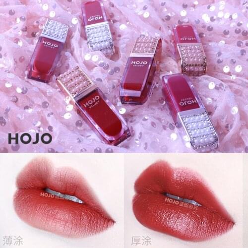 Makeup Hojo Eye Velvet Translucent Glaze Lip Gloss Velvet Fog Surface Matte Moisturizing