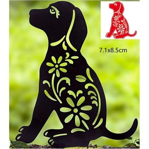 Dog metal cutting dies cut die mold background decoration Scrapbook paper craft knife mould blade punch stencils dies