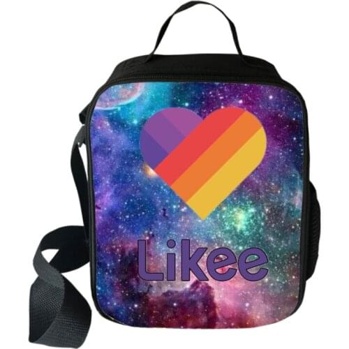Fashion Likee Cooler Lunch Bag Cartoon Girls Portable Thermal Food Picnic Bags for School Kids Boys Lunch Box Tote