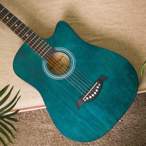 38 inch folk guitar beginner guitar introductory practice chin guitar