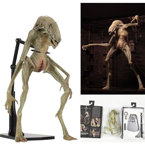 Aliens Vs Predator Alien Figure Resurrection Delune Newborn Action Figure Collectable Model Toy Horror Gift 18cm