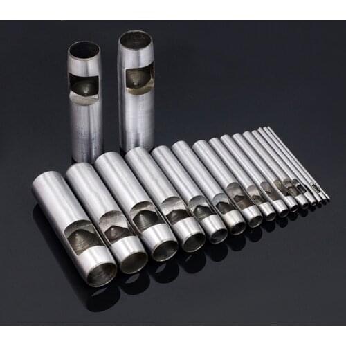 1pcs 45# Steel Rivets punch tool single cap snap rivet punch setter hand tool Steel spike studs for leather craft garment shoes