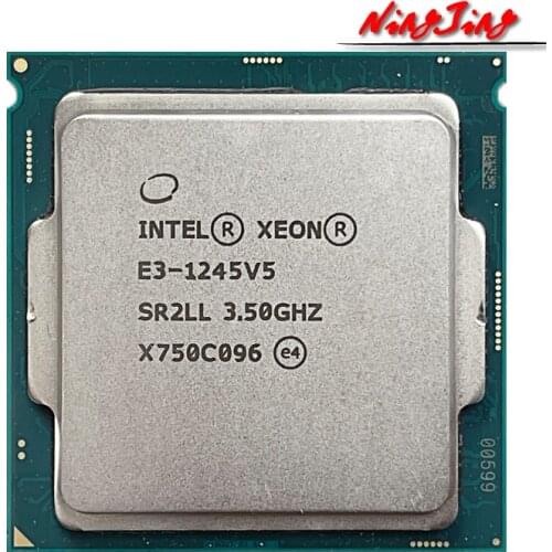 Intel Xeon E3-1245 v5 E3 1245V5 E3 1245 v5 3.5 GHz Quad-Core Eight-Thread CPU Processor 80W LGA 1151
