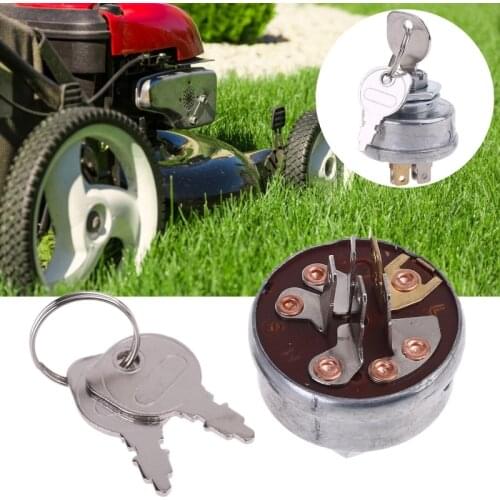 Lawn Mower Tractor Ignition Starter Switch With 5 Termials 2 Keys For Husqvarna-Roper Toro Noma Scag Tractor Drop Shipping