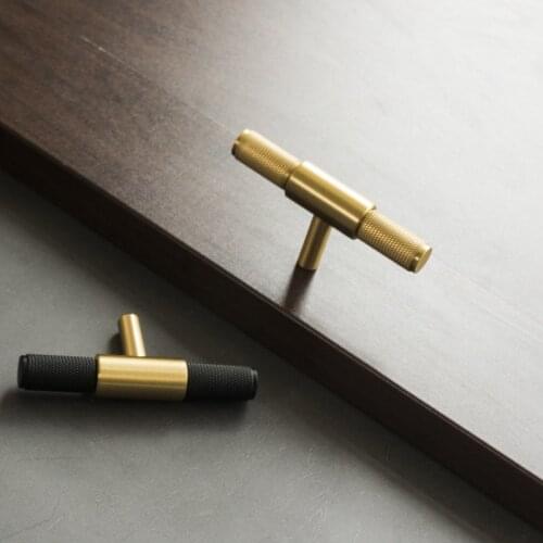 Luxury Brass Gold/Black Copper Furniture Handle Cupboard Hook Cabinet Handles Knob Cabinet Knobs Drawer Handles Dresser Knob