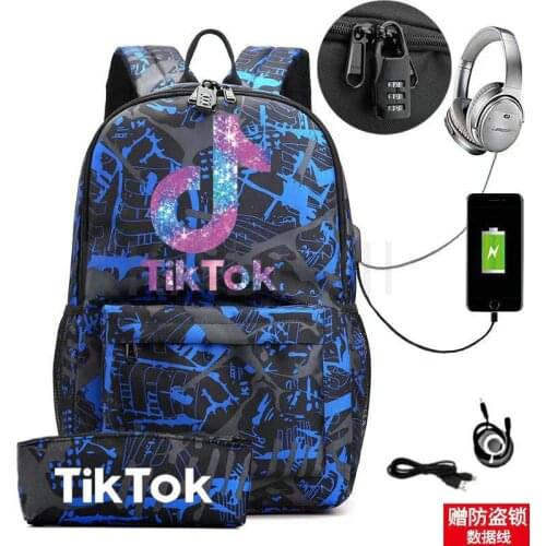 TIK TOK Cool Backpacks For Boy Girl School Bags Rucksack Teenagers Children Daily Travel Backpack Mochila Gifts