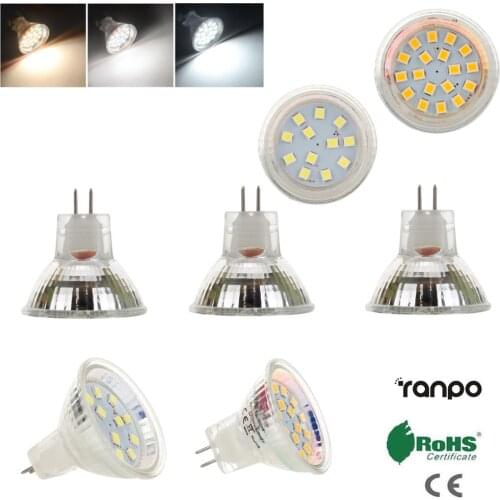 MR11 GU4 Mini LED Spotlight Bulbs 12V 24V 2835 SMD 2W 3W 12LEDs 18LEDs Bright Cool Warm White Lamp Replace 10W 20W Halogen Light