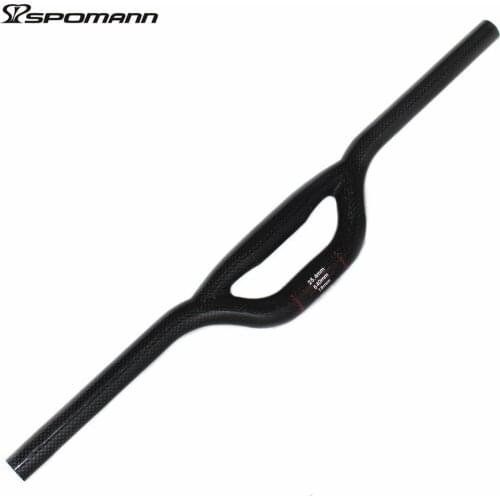 Bicicleta Manillar 25.4 * 540 - 660 mm Bicycle Parts New Full Carbon BMX Bike Handlebar Kids Rise Handle Bar