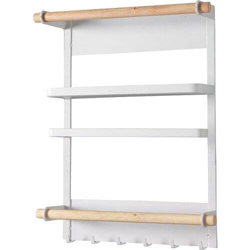Japanese Refrigerator Side Rack Suction Wall Magnetic Rack Multi-Functional Kitchen Refrigerator Rack Storage Rack