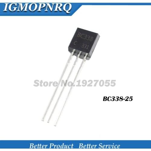 50PCS BC338-25 TO92 BC338 NPN Transistor TO-92 25V NEW