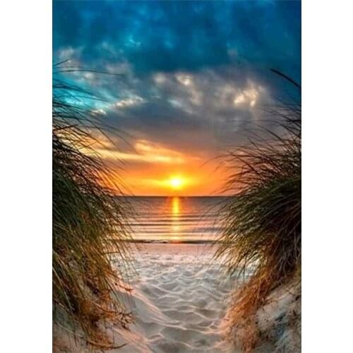 5D DIY Diamond Painting Cross Stitch Landscape Diamond Mosaic Home Decoration