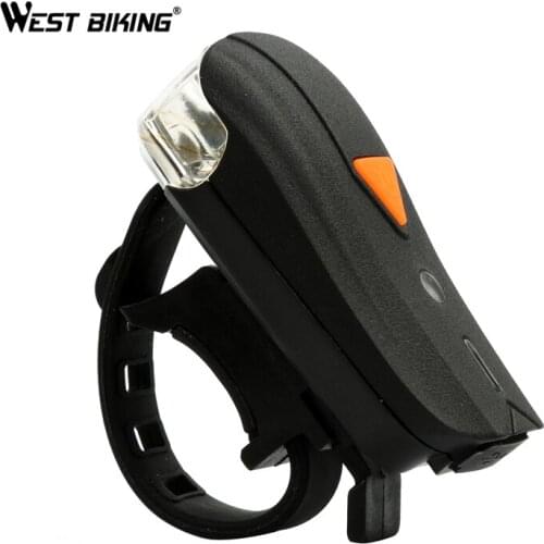 WEST BIKING USB Rechargeable Bike Light Front Handlebar Cycling Led Battery Flashlight Torch Headlight Bicycle Accessories Light