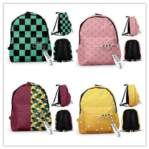 IVYYE Kimetsu no Yaiba Fashion Canvas Backpacks Rucksacks Cartoon School Backpack Casual Bags travel Knapsack Unisex New