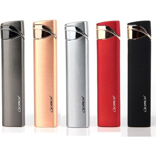 Classic Lighter Womens Slim Strip Elegant Series Boutique Windproof Lighter Cigarette Accessories