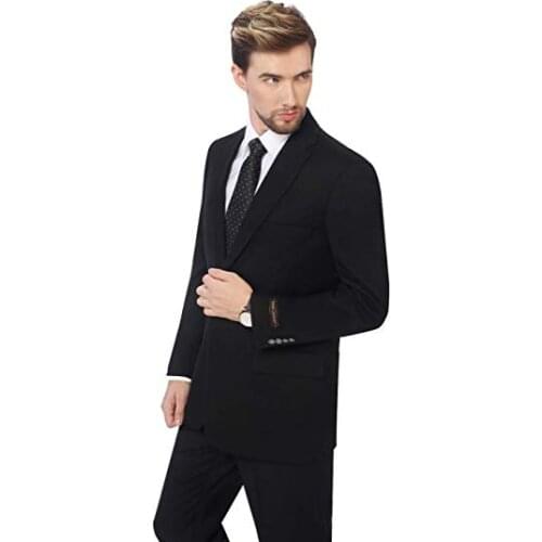 Suits Men New Style Designs BLACK Mens Suit Wedding Dress Tuxedos mens suits with pants costume homme terno 2PCS trajes de