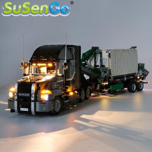 SuSenGo Light kit For 42078 Technic Series Mack Anthem Compatible with 20076 10827 , NO Blocks Model