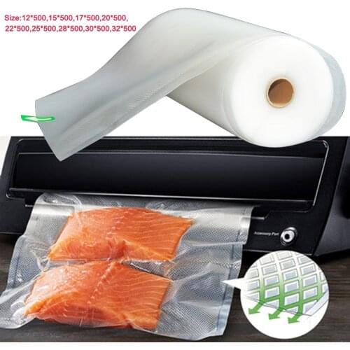 1 Roll Food Storage Bag Sterility Vacuum Packing Bag Low Cost Fresh Food Sealer Bag for Microwave Fridge #N