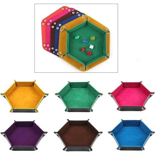 Hexagon Dice Tray Dice Holder Holder Storage Box Home Living Room Organizer