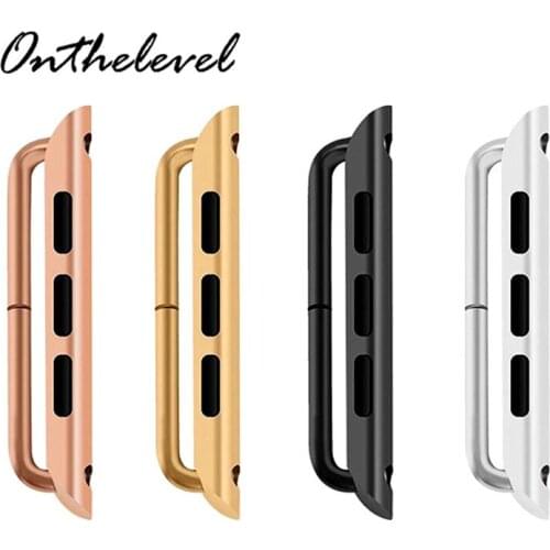 Connector Adapter for Apple Watch 5 4 Connector 40mm / 44mm models stainless steel watch original connector four colors optional