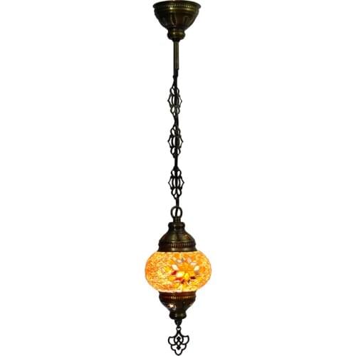 Turkish Lamp, Free Express Shipping, Turkish Pendant Lamp, with a Big Size Globe. Mosaic Home Lamp, Ceiling Turkish Lamp