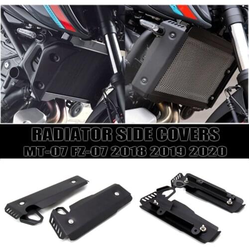Motorcycle Accessories Radiator Side Grille Cover Protector Guard Covers For YAMAHA MT-07 MT07 FZ-07 FZ07 2018 2019 2020 2021