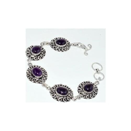 Amethysts Bracelet , 22.4 cm, B3276