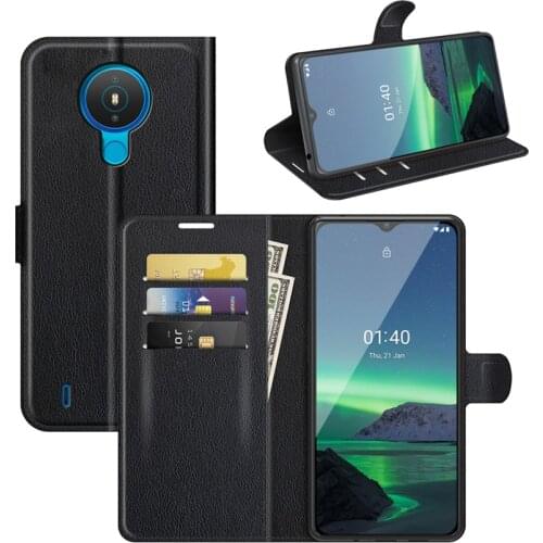 For Nokia 1.4 Case Cover Wallet Leather Flip Leather Phone Case For Nokia 1.4 High Quality Stand Cover For Nokia 1.4