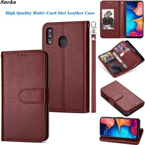 Wallet Case for Samsung Galaxy S20 Ultra A51 A71 Note 10 S10E S9 Plus A20E A40 A60 A50S A30S Multi-card Slot Leather Flip Cover