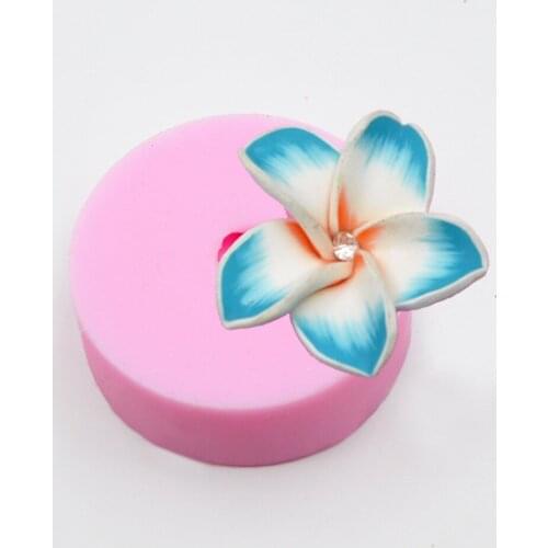 3Dsoap Mold Five-petaled Flower Fondant Cake Silicone Mold Wedding Decoration DIY Chocolate&birthday Cake Baking&decorating Tool