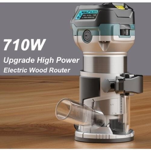 RU 220V Trimming Machine Woodworking Slotting Machine Decoration Tool Electric Wood Milling Machine