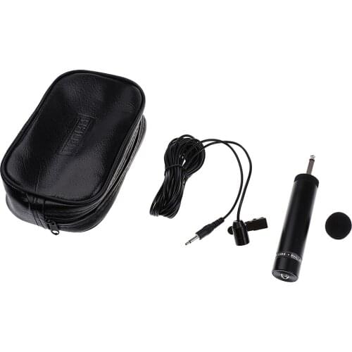 Lapel Tie Microphone Condenser Mic 6.5mm Jack for Musical Instrument Voice