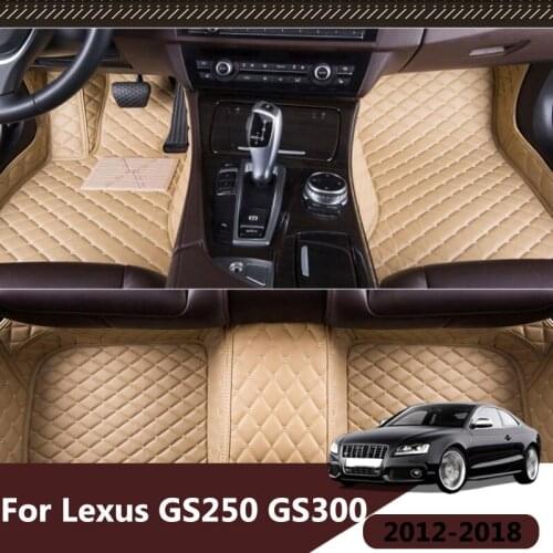 Customized Leather Carpet Waterproof Car Exteriors Car Floor Mats For Lexus GS250 GS300 2012 2013 2014 2015 2016 2017 2018