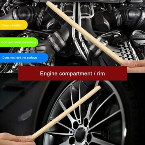 Multi Function Long Handle Car Washing Wheel Hub Brush Automobiles Window Cleaner Brush Car Wash And Maintenance Tool