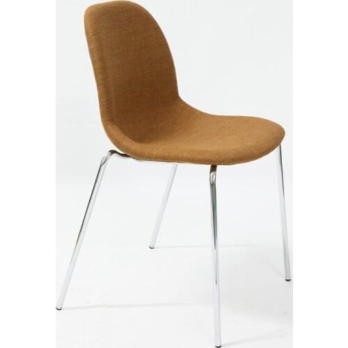 Set of 2 Modern Dining Chair Strong Frame PP Body Modern Design Stainless Steel Bar Stools Kitchen Chair for Dining Room