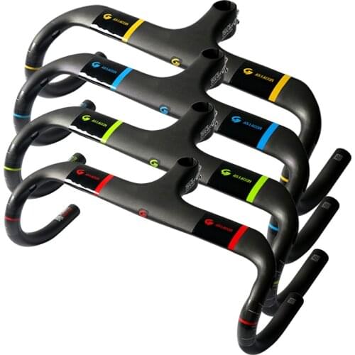 Newest Road bike matt UD full carbon fibre bicycle handlebar and stem integrated with computer stent holes 4 color Free shipping