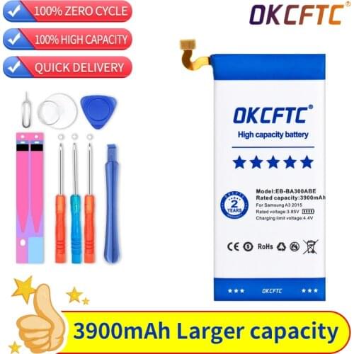 Original Top Quality Replacement Battery EB-BA300ABE For Samsung Galaxy A3 A300 SM-A300F SM-A300FU A3000 A3009 A300X 3900mAh