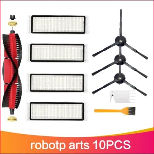 Main Side Brushes HEPA Filter Mop Cloth Dishcloth for Xiaomi Roborock S6 Robotic Vacuum Cleaner Kits Patrs Brush Cover