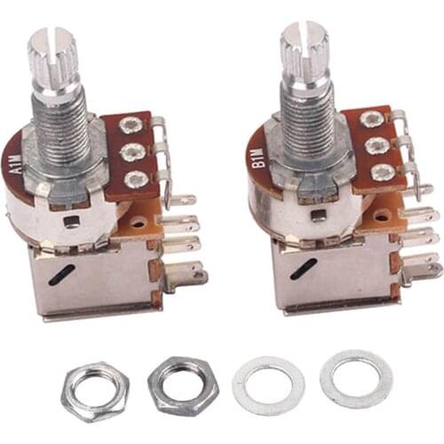Instrument A1M B1M Push Pull Control Pots Potentiometer For Electric Guitar